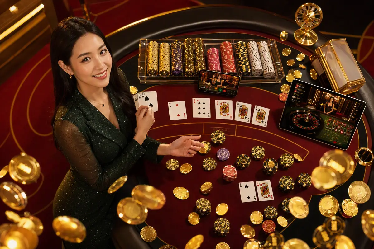 6w6 Baccarat Table Game ကစားခြင်း